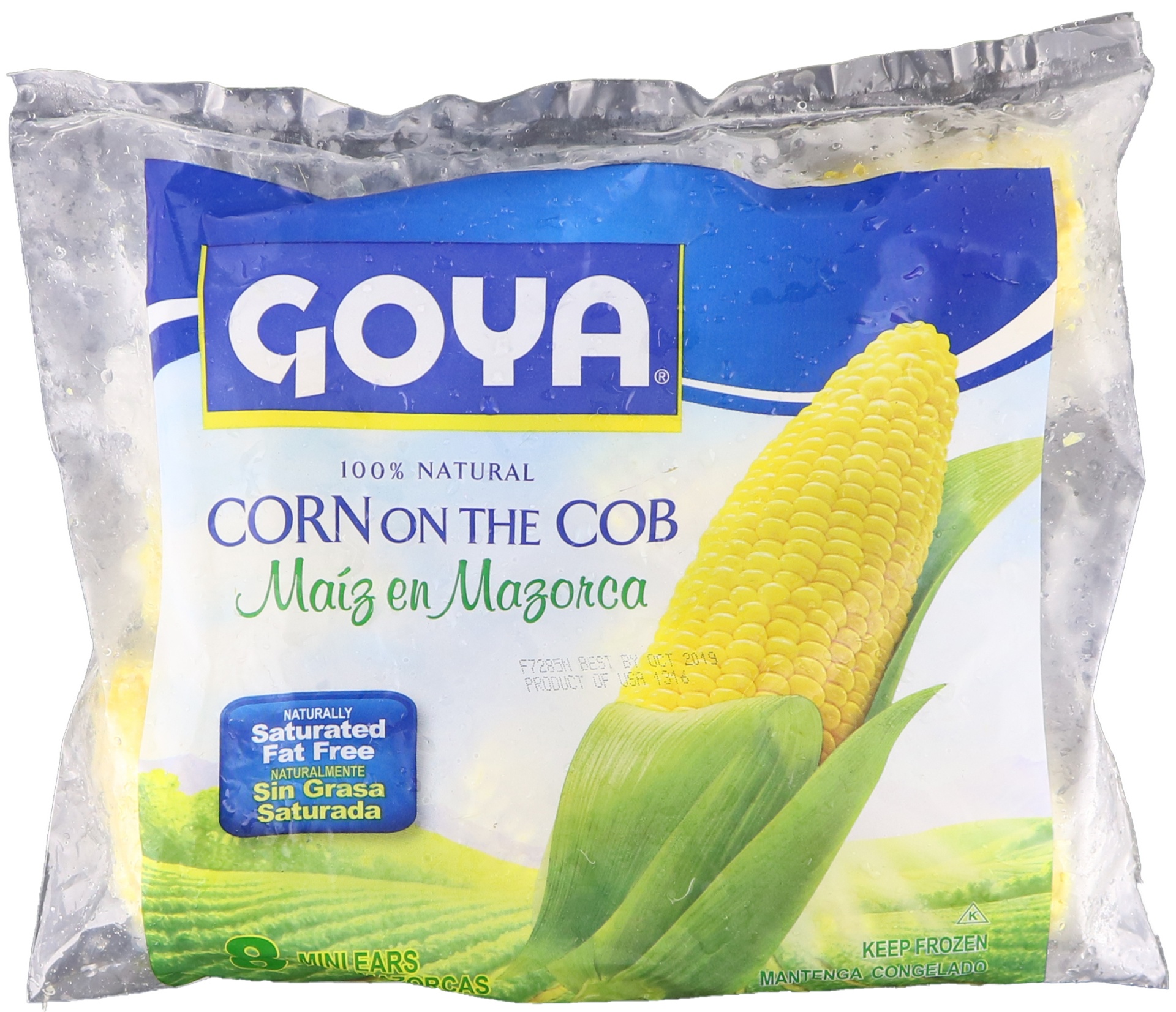 slide 1 of 1, Goya Corn On The Cob Mini, 8 ct