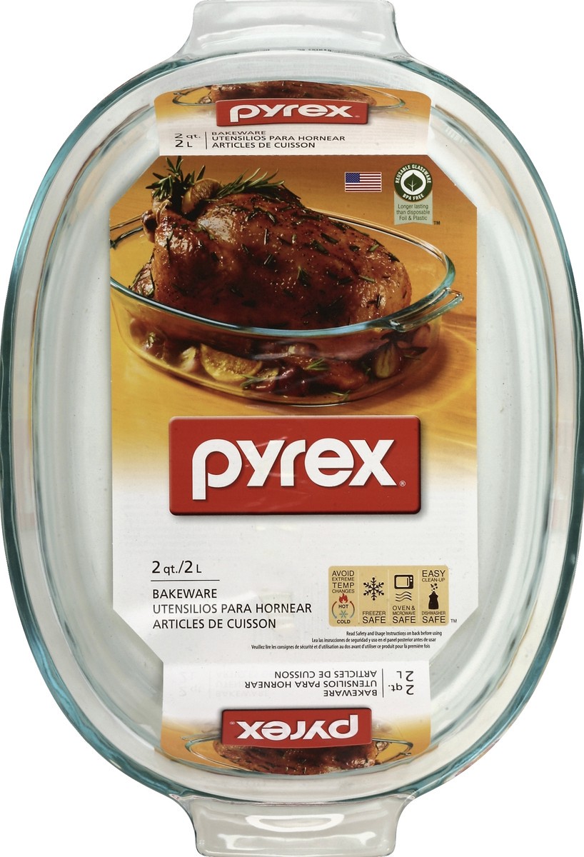 slide 3 of 4, Pyrex Bakeware, 2 Quart, 1 ct