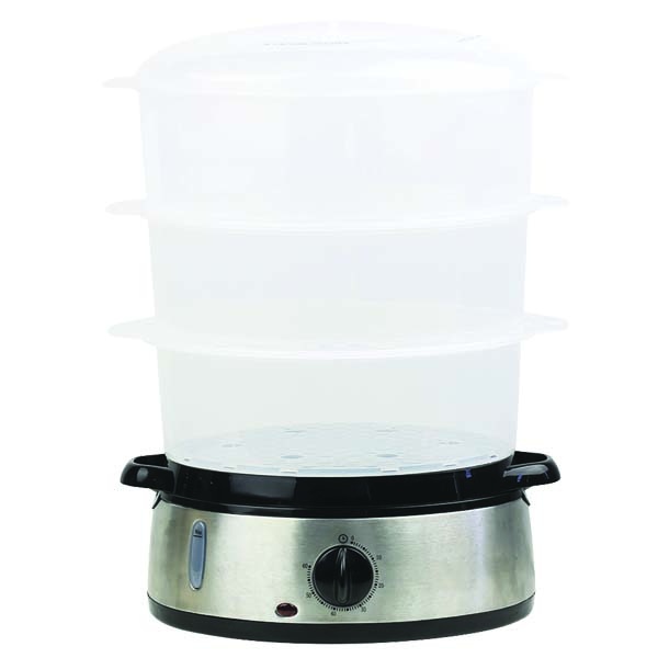 slide 1 of 1, Koto 3 Tier Electric Food Steamer, 1 ct