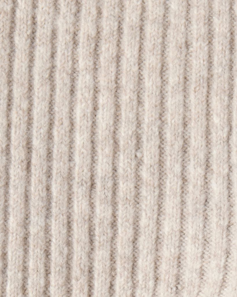 slide 2 of 3, Oshkosh Baby Girl Ribbed Sweater Knit Pants - Cream Beige 18M, 1 ct