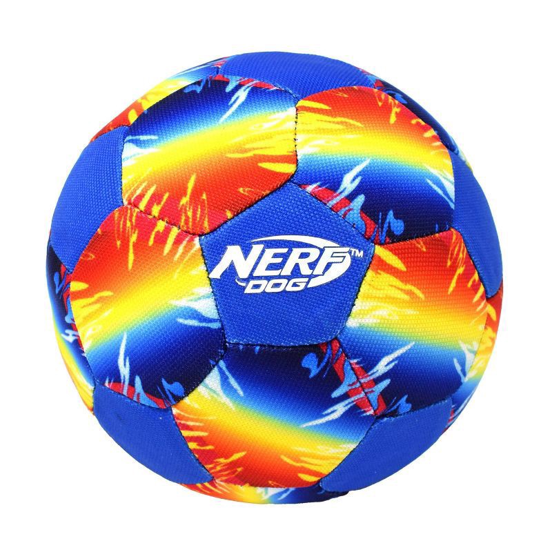 slide 2 of 6, Nerf Color Grip Squeaker Ball Dog Toy, large/x large