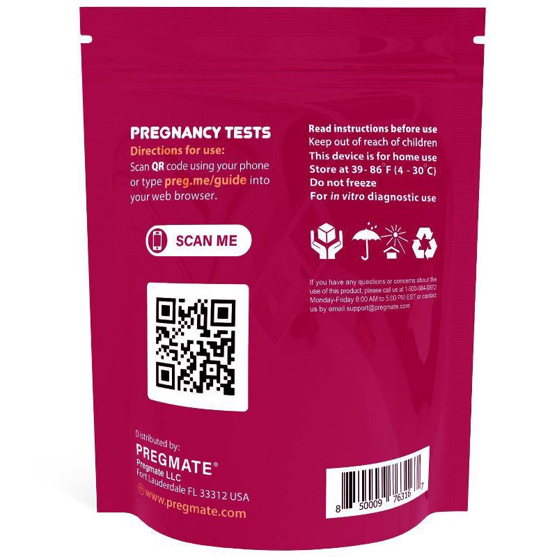 slide 5 of 6, Pregmate Pregnancy Test Strips - 50ct, 50 ct