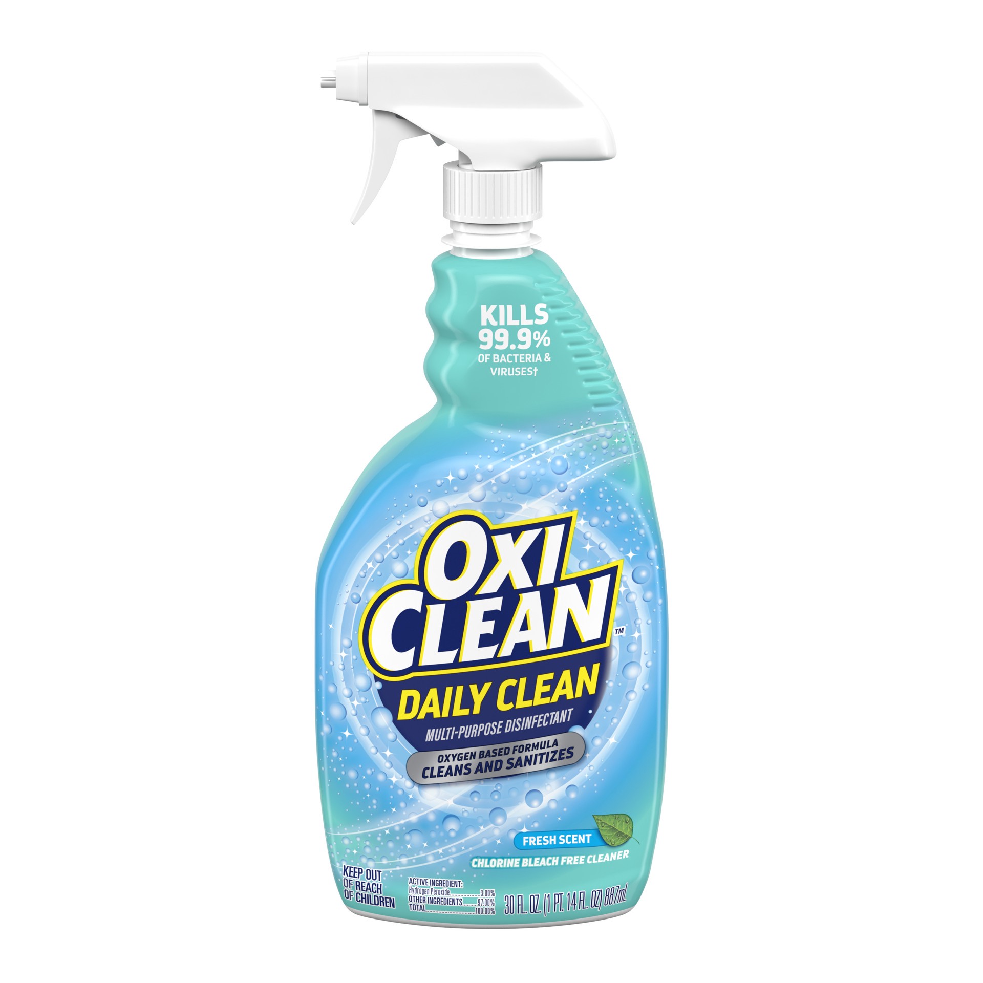 slide 1 of 9, Oxi-Clean Daily Clean Multi-Purpose Disinfectant, 30oz., 30 fl oz
