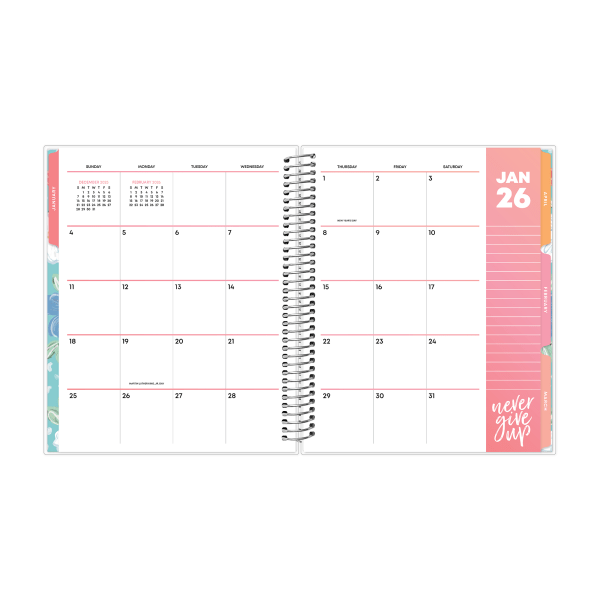 slide 6 of 9, Blue Sky 2026 Blue Sky LiveWell™ Weekly/Monthly Planner, 7"" x 9"", Mira, January To December, 152741, 1 ct