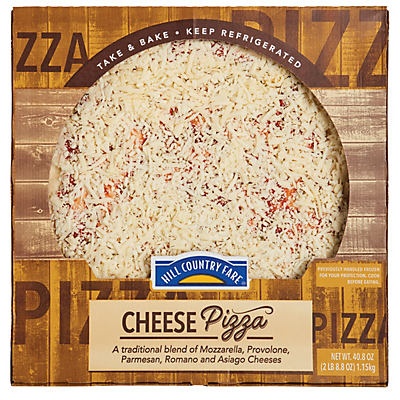 slide 1 of 1, Hill Country Fare 16 Inch Cheese Pizza, 4.8 oz