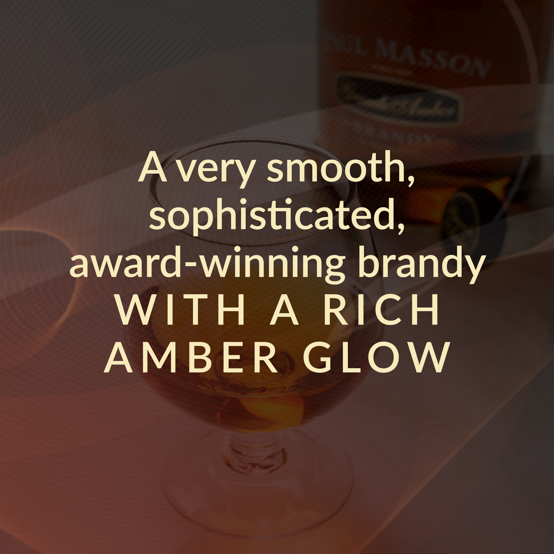 slide 3 of 3, Co-Pack CBI Paul Masson Grande Amber VS Brandy, 750ml Bottle, 80 Proof, 750 ml