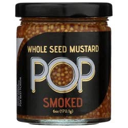 Old Brooklyn Mustards Pop Smkd Whl Seed Mustard - 6 oz