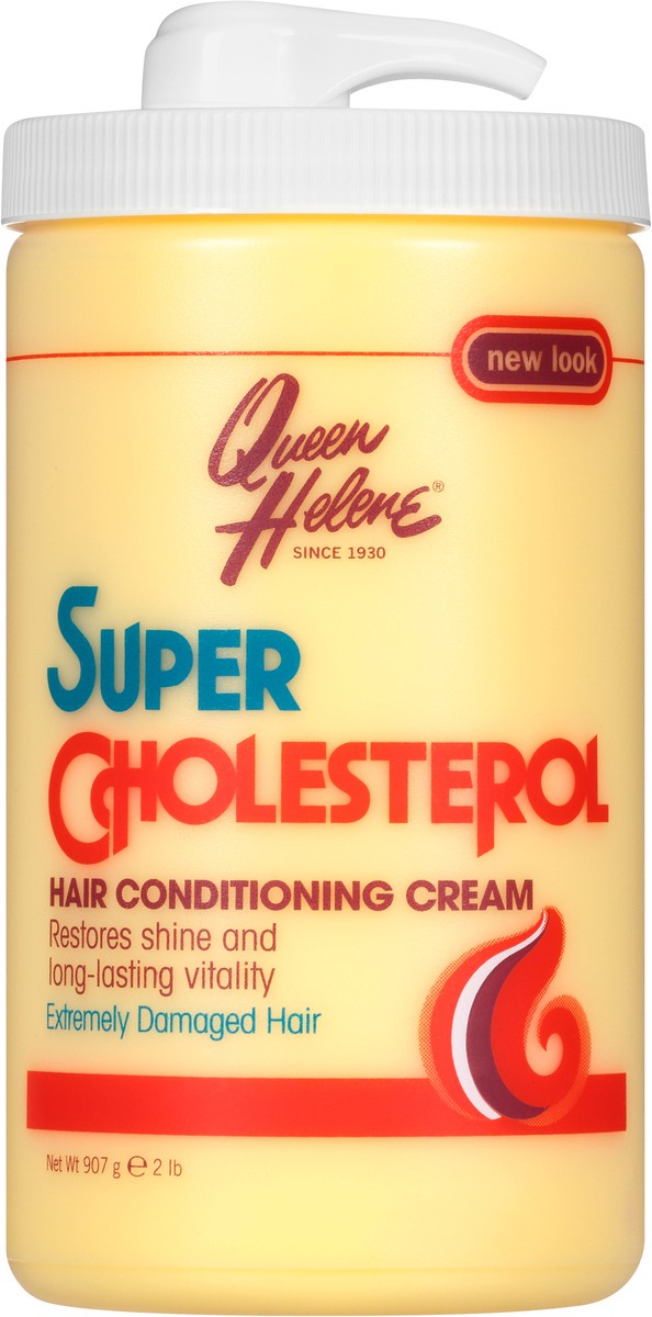slide 4 of 7, Queen Helene Super Cholesterol Hair Conditioning Cream 2 lb. Jar, 2 lb