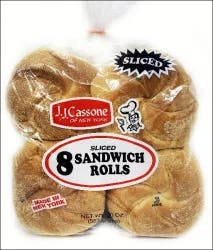 Jj Cassone Sliced Sandwich Rolls