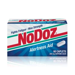 NoDoz Maximum Strength Caffeine Alertness Aid Caplets, 200 mg, 60 ct