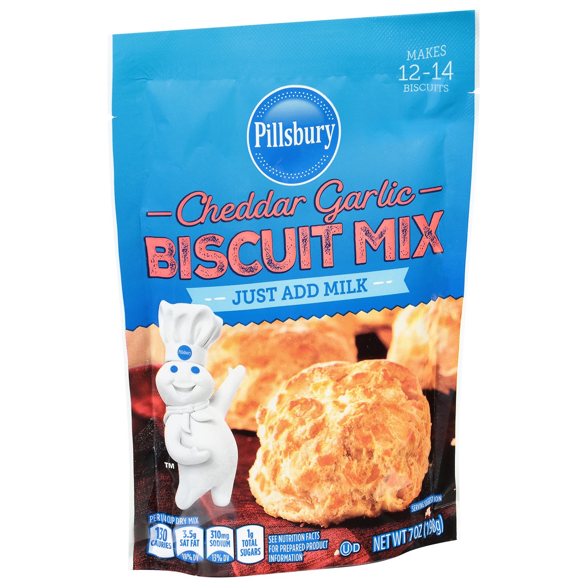 slide 6 of 9, Pillsbury Cheddar Garlic Biscuit Mix 7 oz, 7 oz