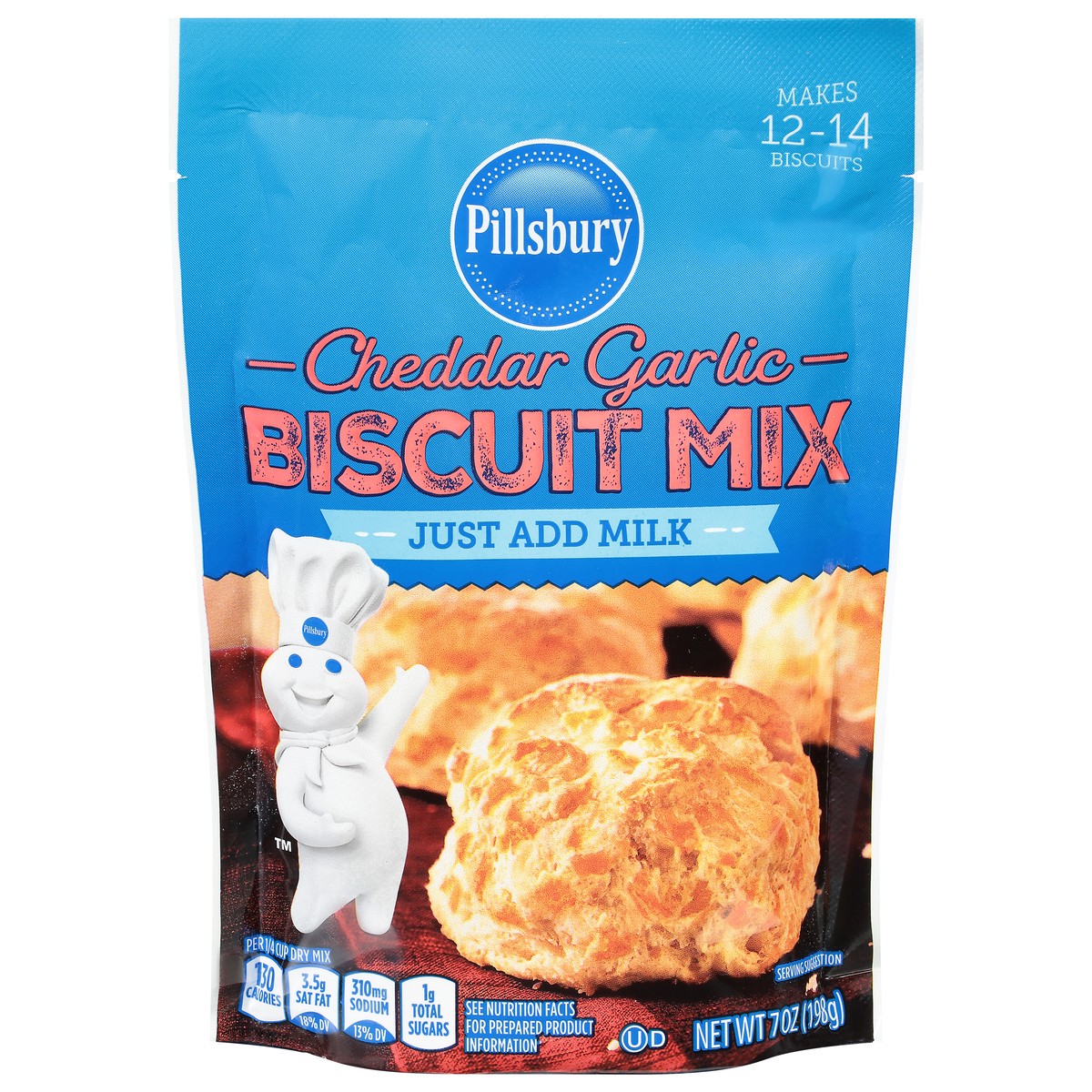 slide 1 of 9, Pillsbury Cheddar Garlic Biscuit Mix 7 oz, 7 oz