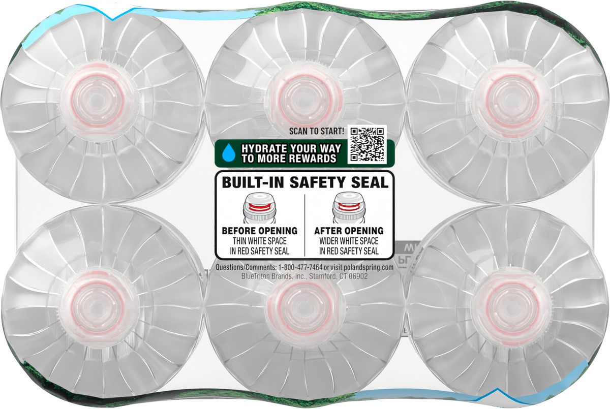 slide 3 of 8, Poland Spring Maine Spring Water, 700 mL sport cap bottles (Pack of 6), 6 ct