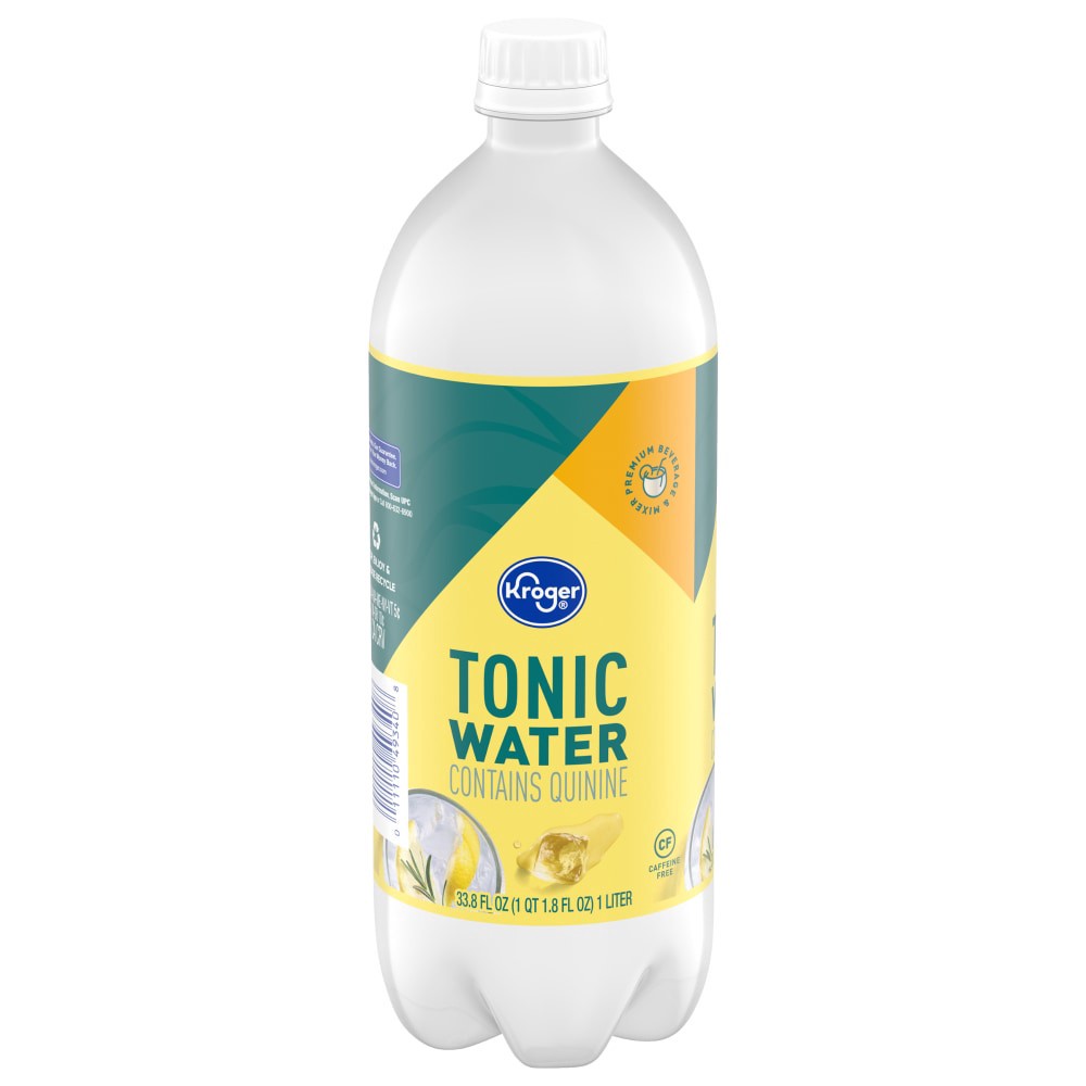 slide 1 of 4, Kroger Tonic Water, 1 liter