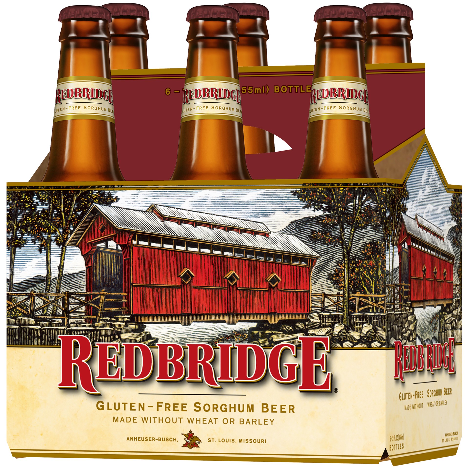 slide 2 of 3, Redbridge Gluten-Free Sorghum Beer 6 -12 fl oz Bottles, 72 fl oz