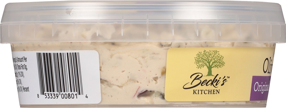 slide 6 of 9, Becki's Kitchen Becki's Cream Cheese Olive Salsa, 8 oz
