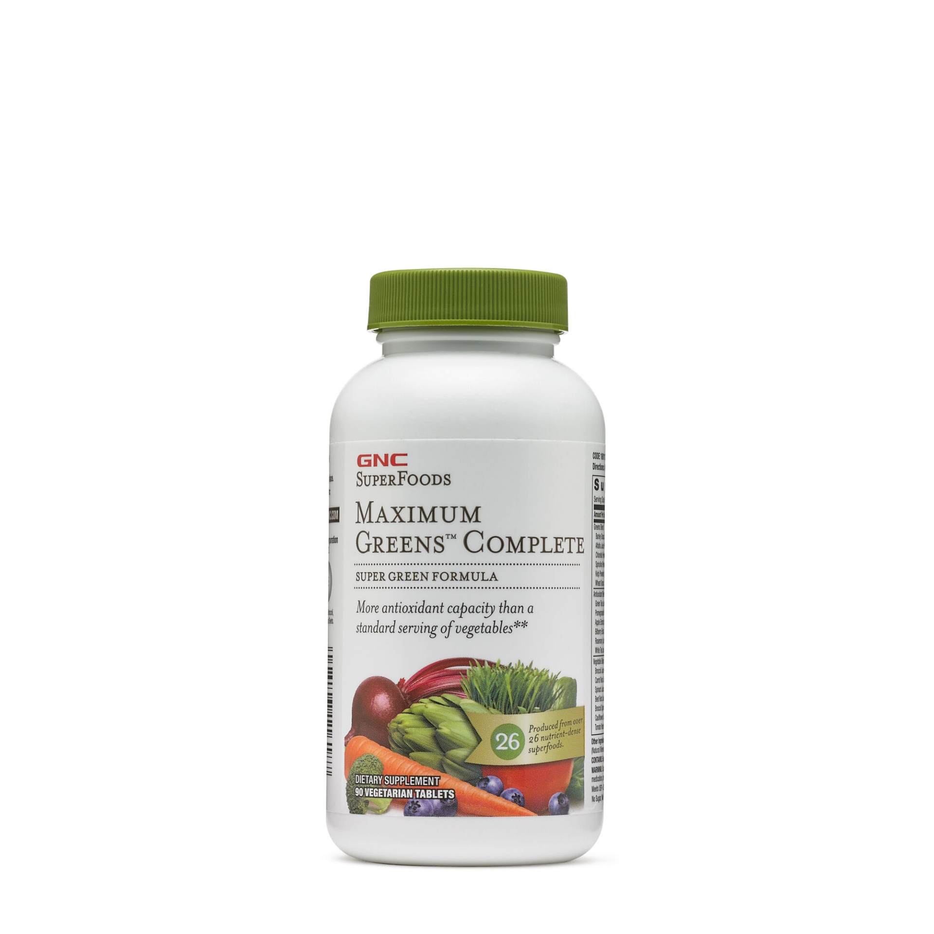 slide 1 of 1, GNC SuperFoods Maximum Green Complete, 80 ct