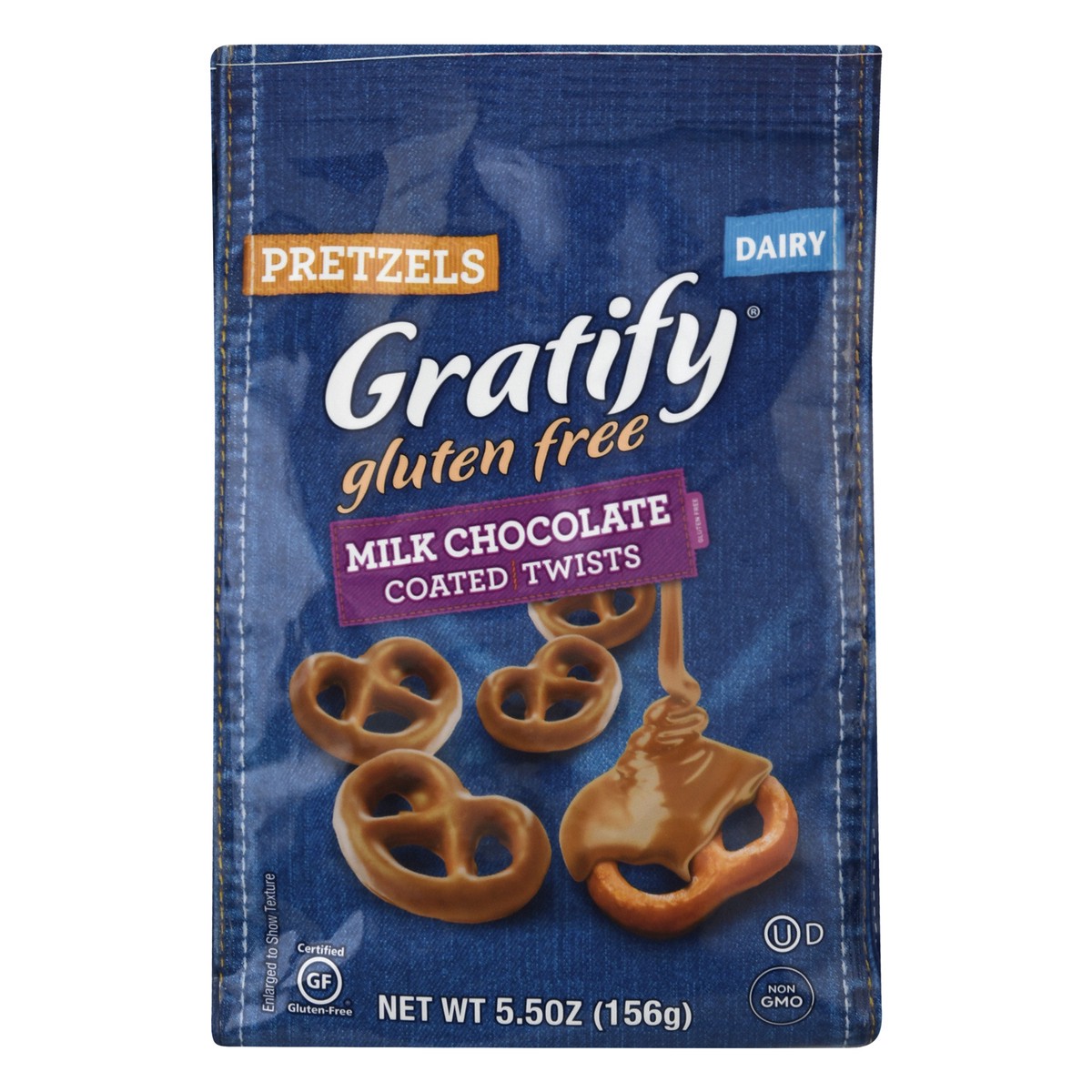 slide 4 of 12, Gratify Pretzels Gluten Free Twists Milk Chocolate Covered - 5.5 Oz, 5.5 oz