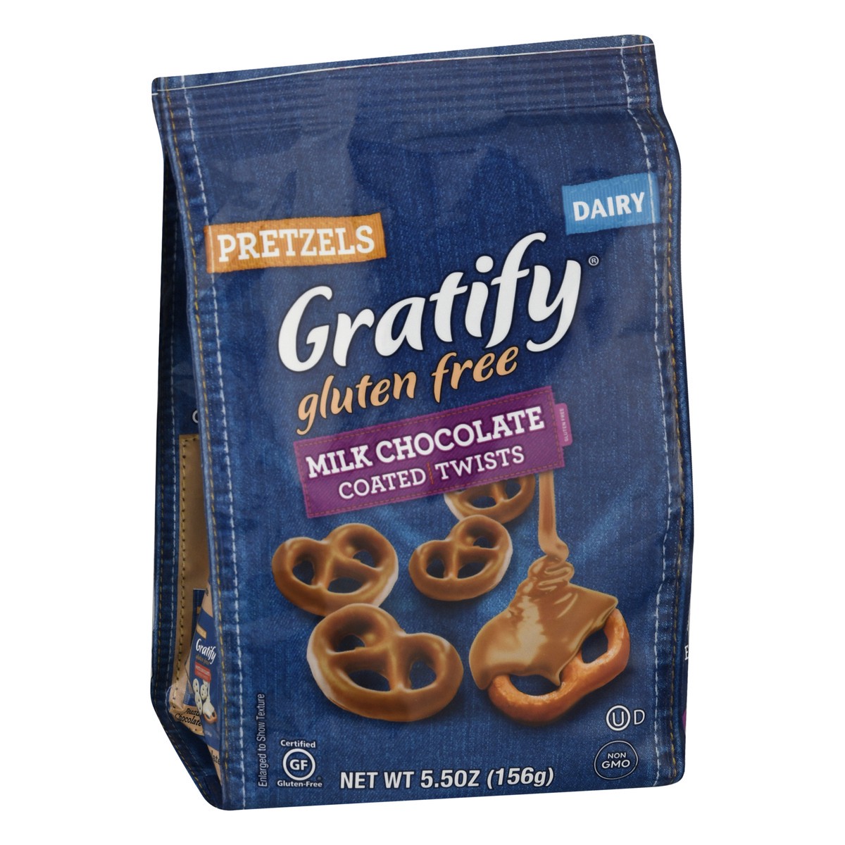 slide 5 of 12, Gratify Pretzels Gluten Free Twists Milk Chocolate Covered - 5.5 Oz, 5.5 oz