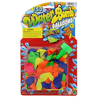 slide 1 of 1, Funtastic Water Bomb Balloons, 150 ct