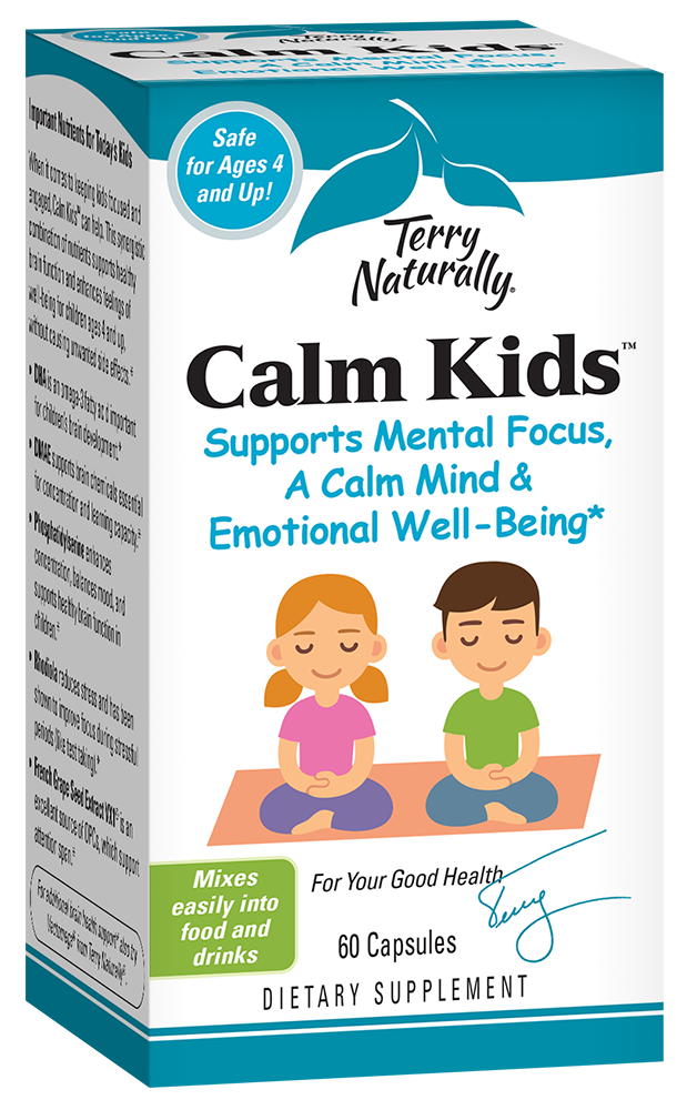 slide 1 of 3, Terry Naturally Calm Kids 60 ea, 60 ct