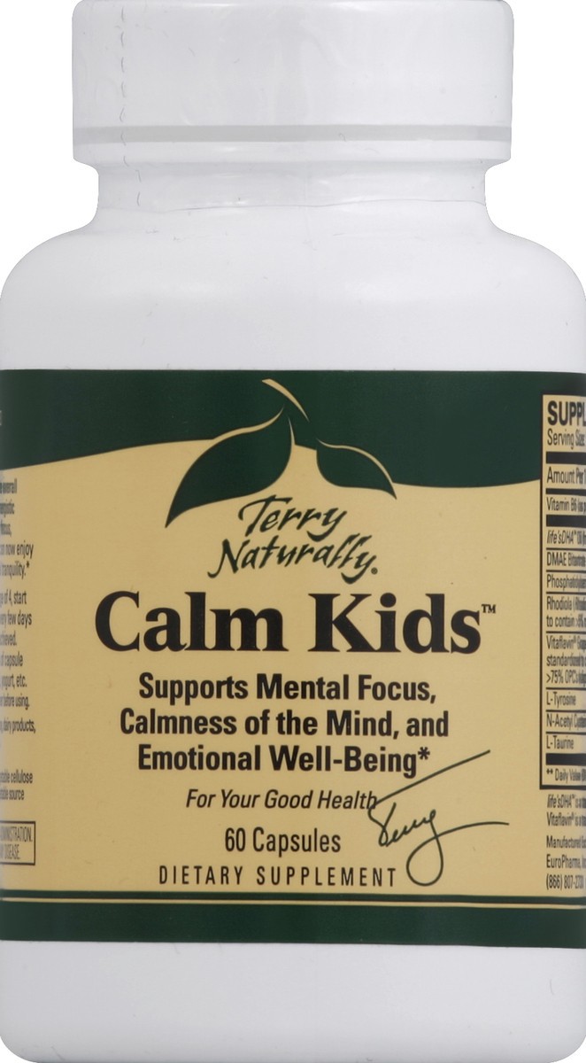 slide 1 of 3, Terry Naturally Calm Kids 60 ea, 60 ct