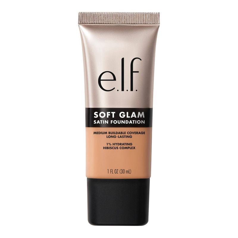 slide 11 of 13, e.l.f. Soft Glam Satin Foundation - 34 Medium Cool - 1 fl oz, 1 fl oz