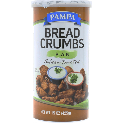 slide 1 of 1, Pampa Bread Crumbs Plain, 15 oz