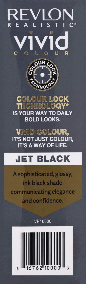 slide 5 of 5, Revlon Realistic Jet Black Vivid Colour 1 ea, 1 ea