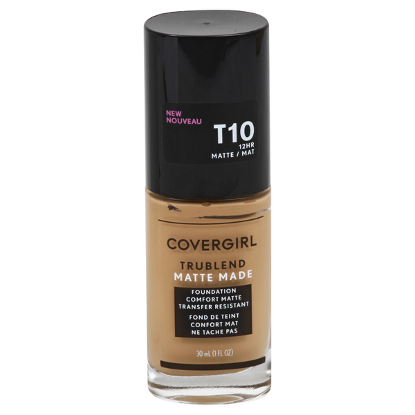 slide 1 of 1, Covergirl Trublend Matte Made Foundation, Golden Amber, T10, 1 fl oz