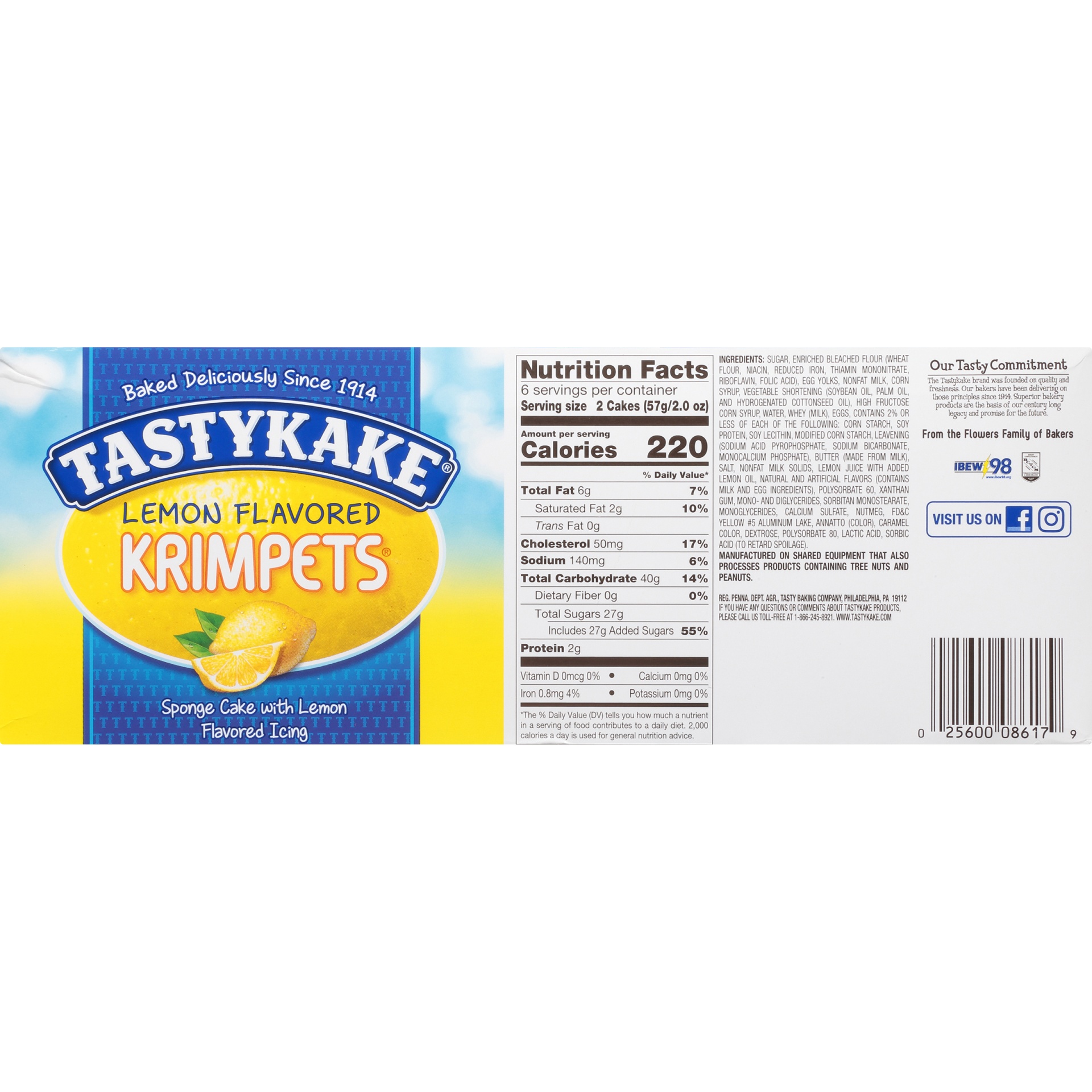 slide 6 of 8, Tastykake Family Pack Lemon Krimpet, 12 oz