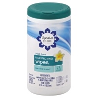 slide 1 of 1, Signature Home Furniture Wipes Fresh Scent, 75 ct