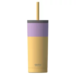 ASOBU Super Sippy Ultimate Travel Mug, 20 Oz, Yellow