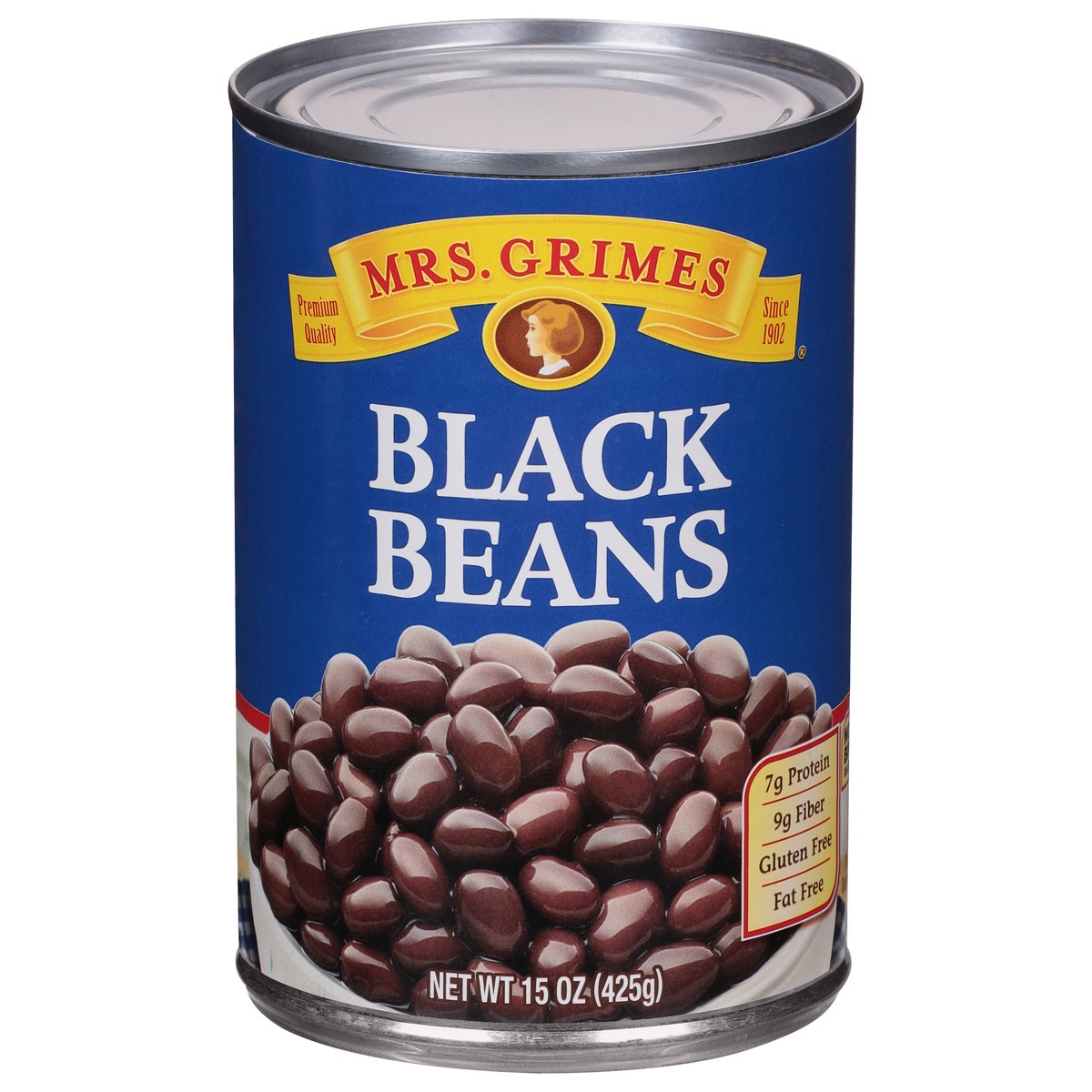 slide 8 of 13, Mrs Grimes Black Beans 15 oz, 15 oz