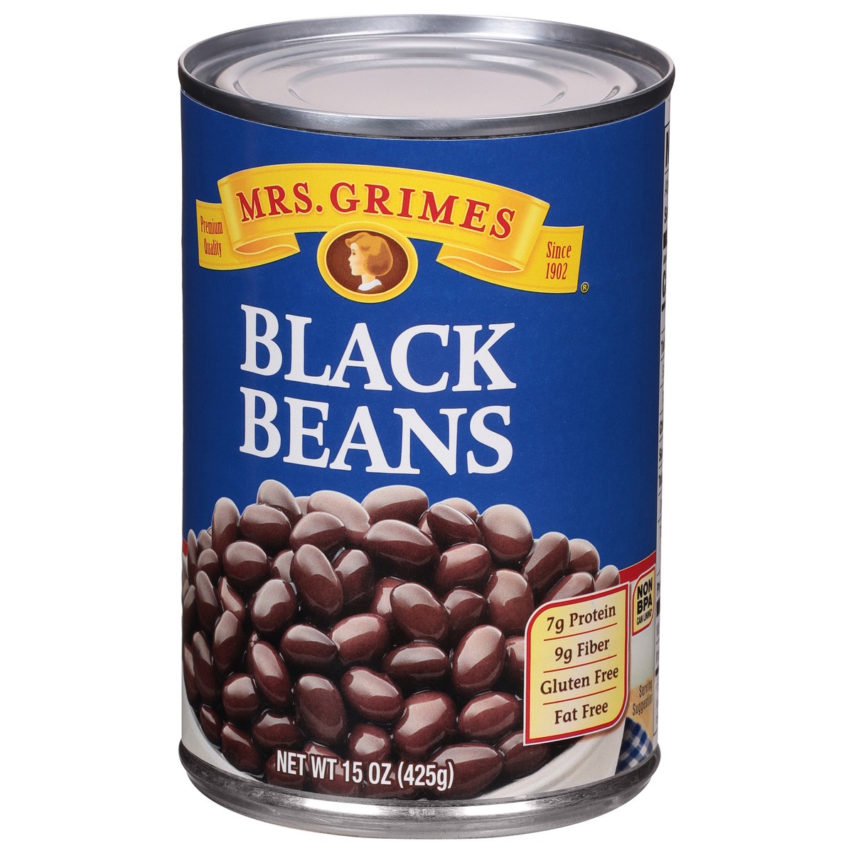 slide 10 of 13, Mrs Grimes Black Beans 15 oz, 15 oz