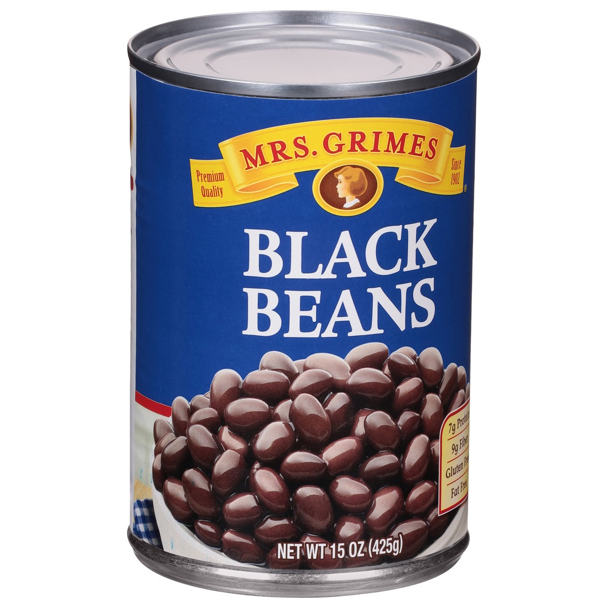 slide 6 of 13, Mrs Grimes Black Beans 15 oz, 15 oz