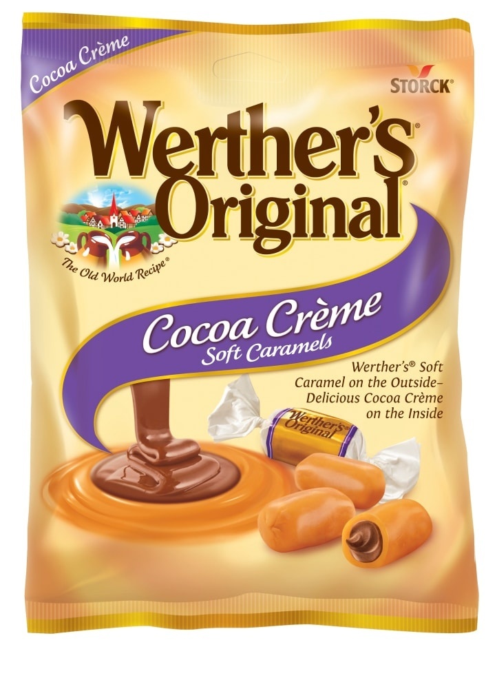 slide 1 of 1, Werther's Original Soft Caramels Cocoa Creme, 4.51 oz