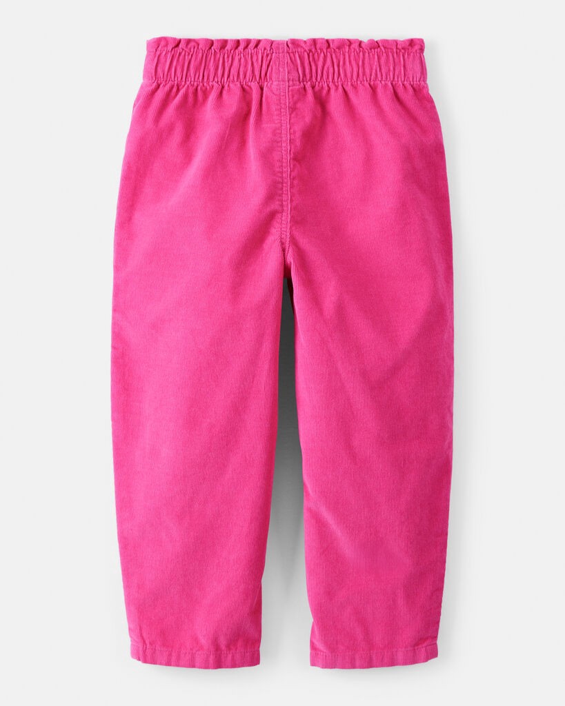 slide 2 of 4, Carter's Toddler Girl Heart Pocket Barrel Pants - Pink Fuchsia 3T, 1 ct