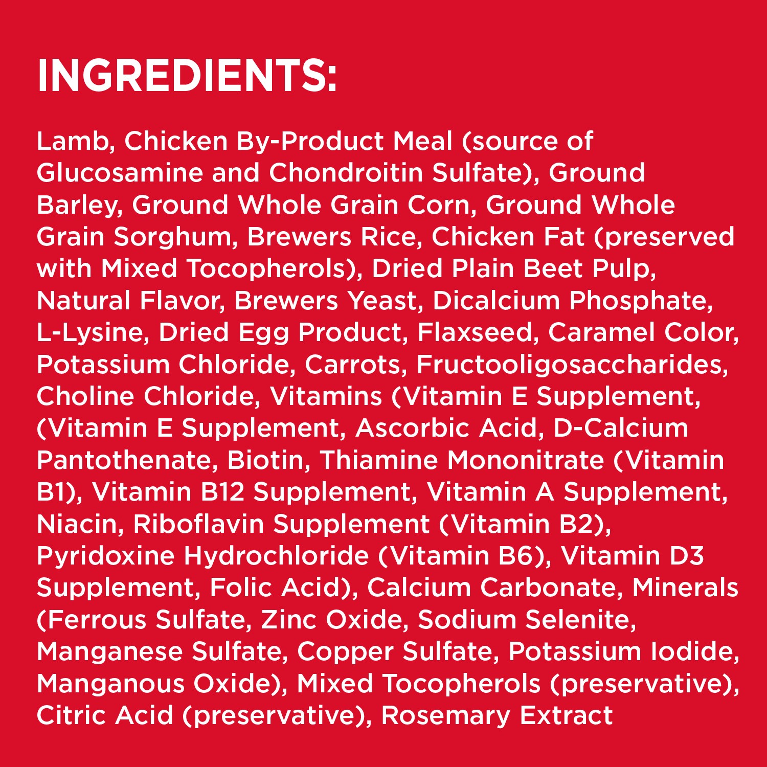 slide 4 of 5, IAMS Proactive Health Large Breed Adult Dry Dog Food Lamb & Rice Recipe, 40 Lb. Bag, 40 lb