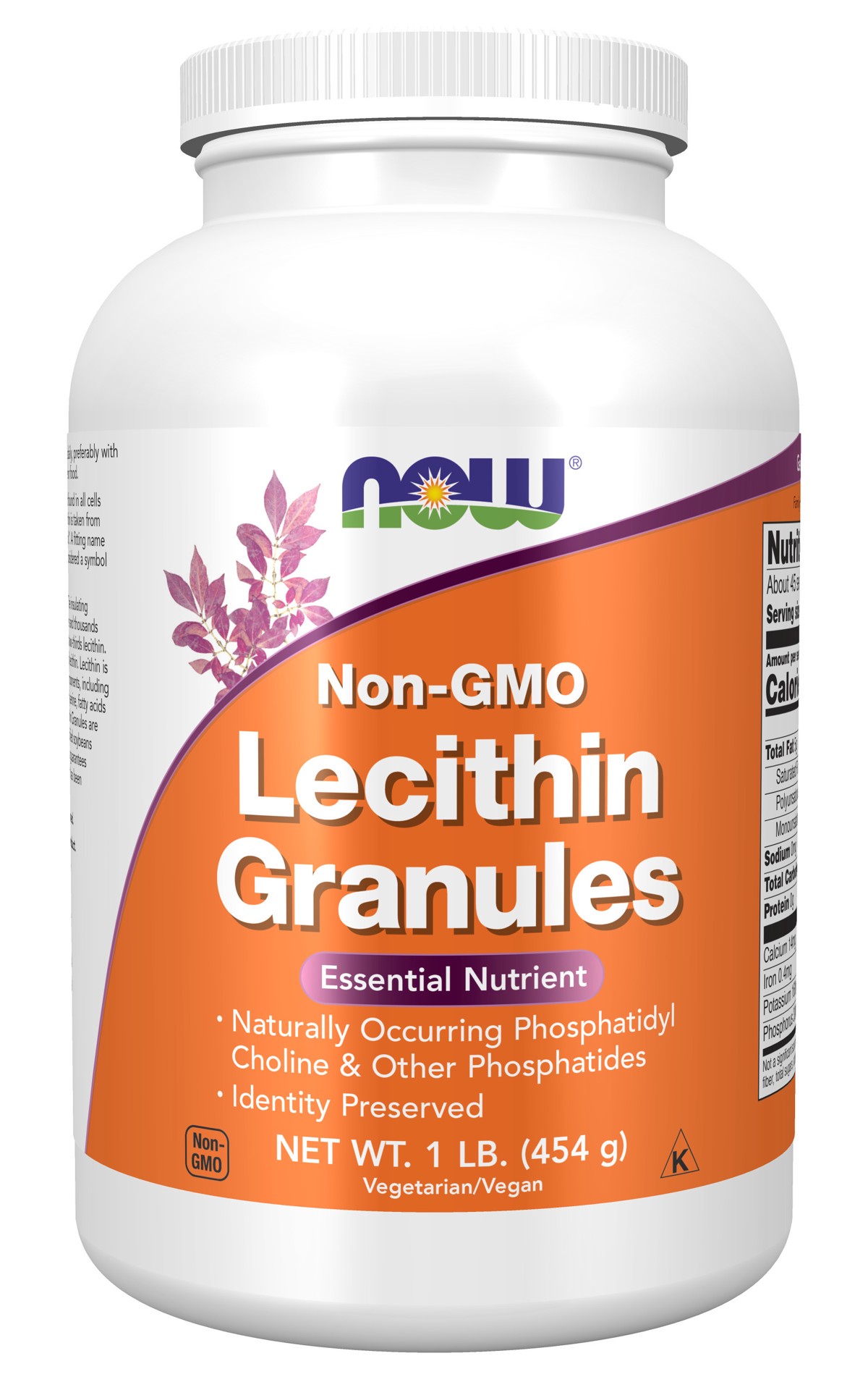 slide 1 of 9, NOW Lecithin Granules - 1 lb., 1 lb