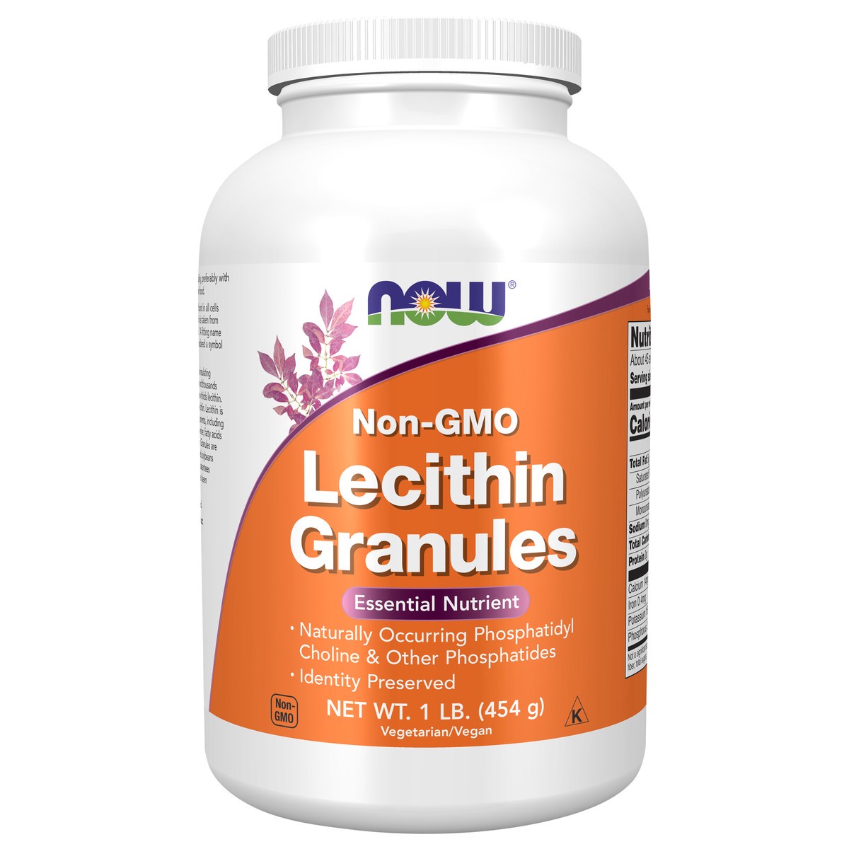 slide 1 of 9, NOW Lecithin Granules - 1 lb., 1 lb