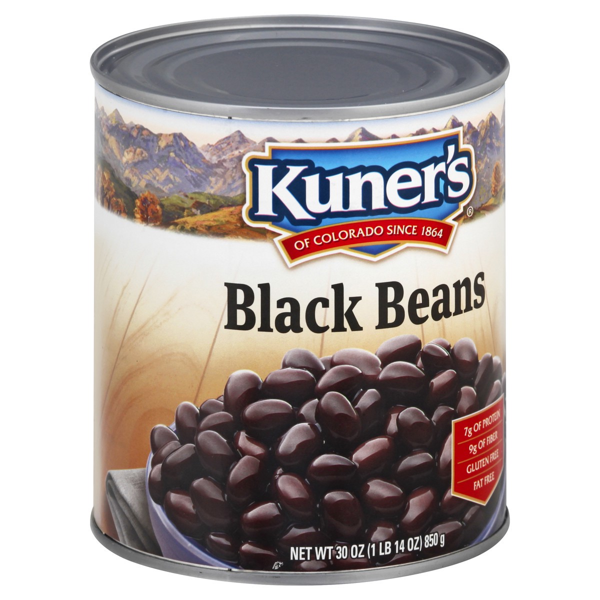 slide 10 of 12, Kuner's Black Beans 30 oz, 30 oz