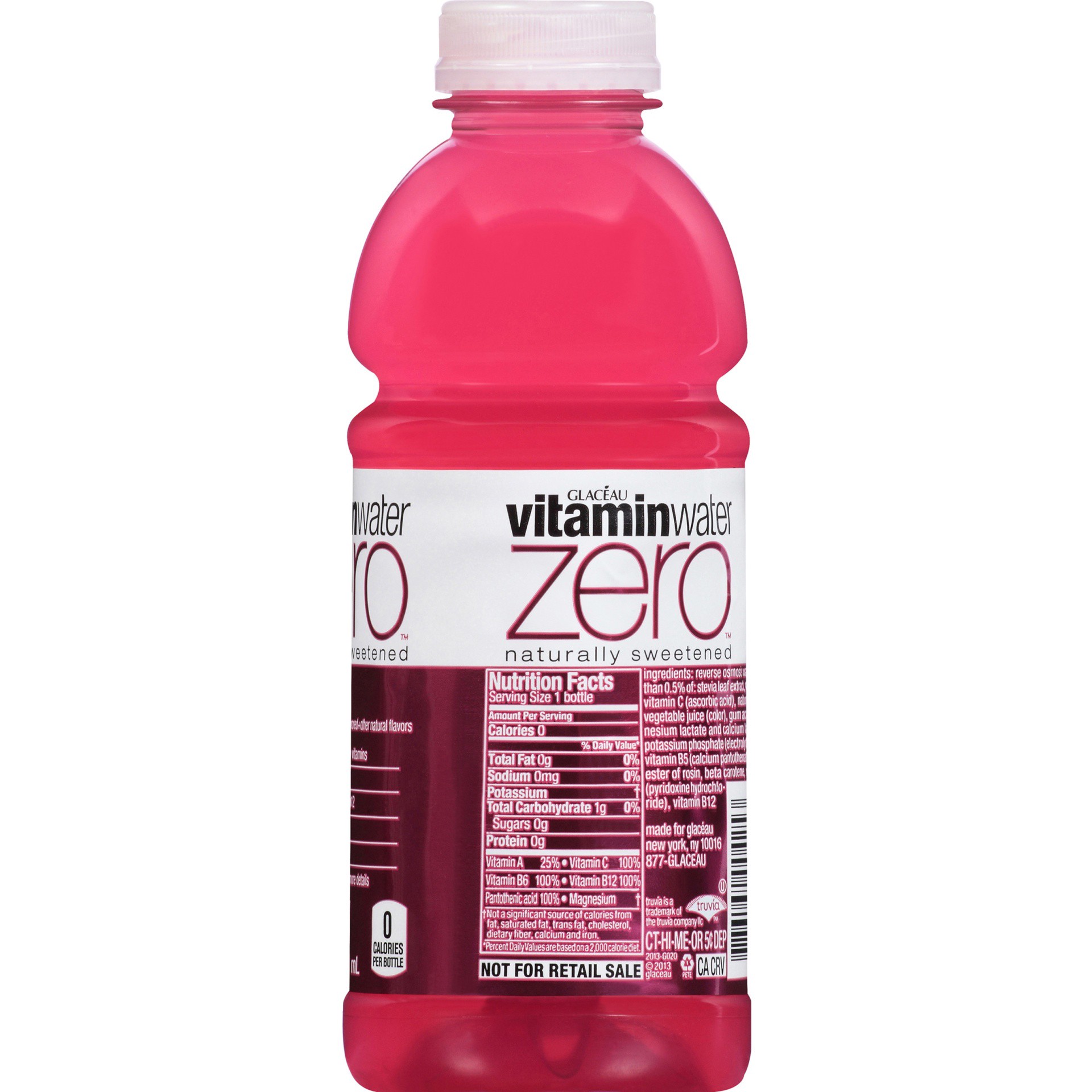 slide 8 of 11, vitaminwater Zero Nutrient Enhanced Focus Kiwi-Strawberry Water Beverage - 20 oz, 20 oz