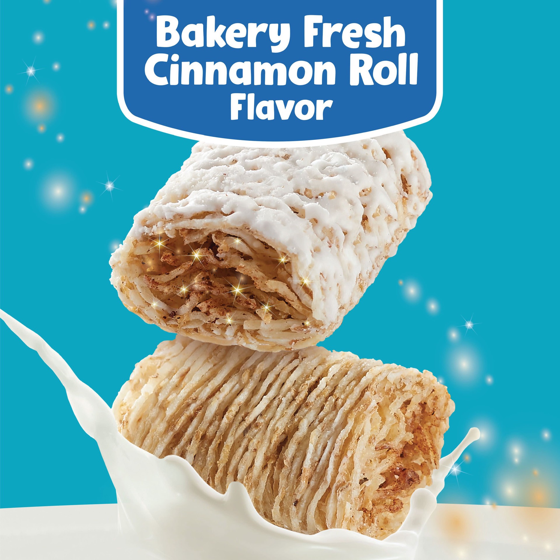 slide 5 of 5, Mini-Wheats Kellogg's Frosted Mini-Wheats Breakfast Cereal, Kids Cereal, Family Breakfast, Cinnamon Roll, 13.3oz Box (1 Box), 13.3 oz