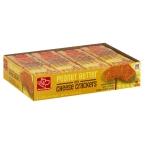slide 1 of 1, Harris Teeter Peanut Butter on Cheese Crackers, 8 ct