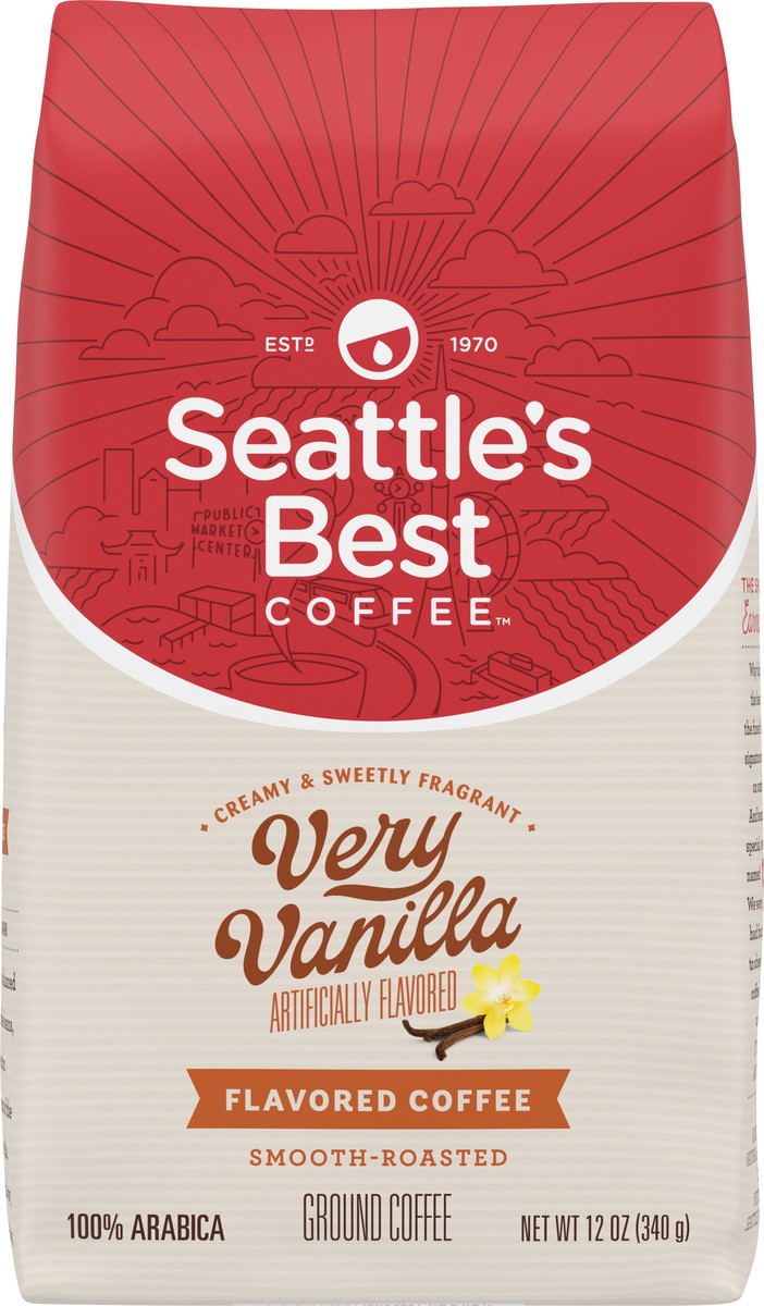 slide 5 of 9, Seattle's Best Coffee Very Vanilla Flavored Ground Coffee | - 12 oz, 12 oz