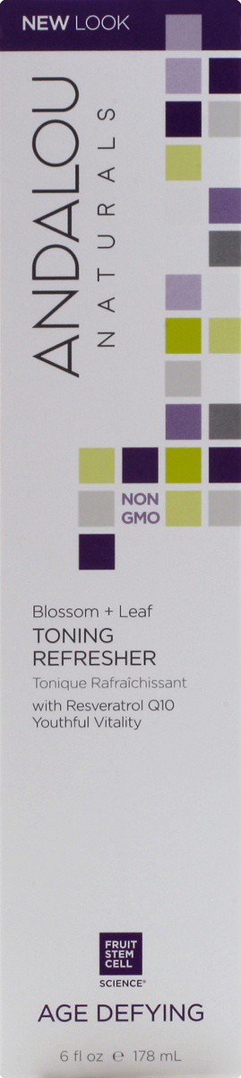 slide 7 of 7, Andalou Naturals Blossom Leaf Toning Refresher, 6 fl oz