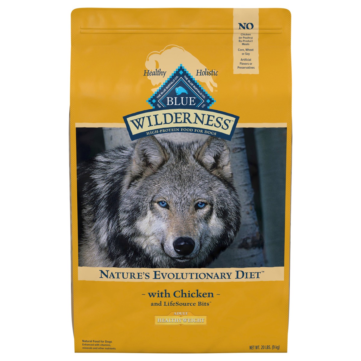 slide 1 of 13, Blue Wilderness Adult Dog Healthy Weight Chicken, 20 lb