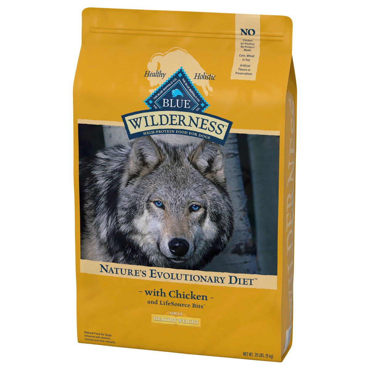 slide 4 of 13, Blue Wilderness Adult Dog Healthy Weight Chicken, 20 lb