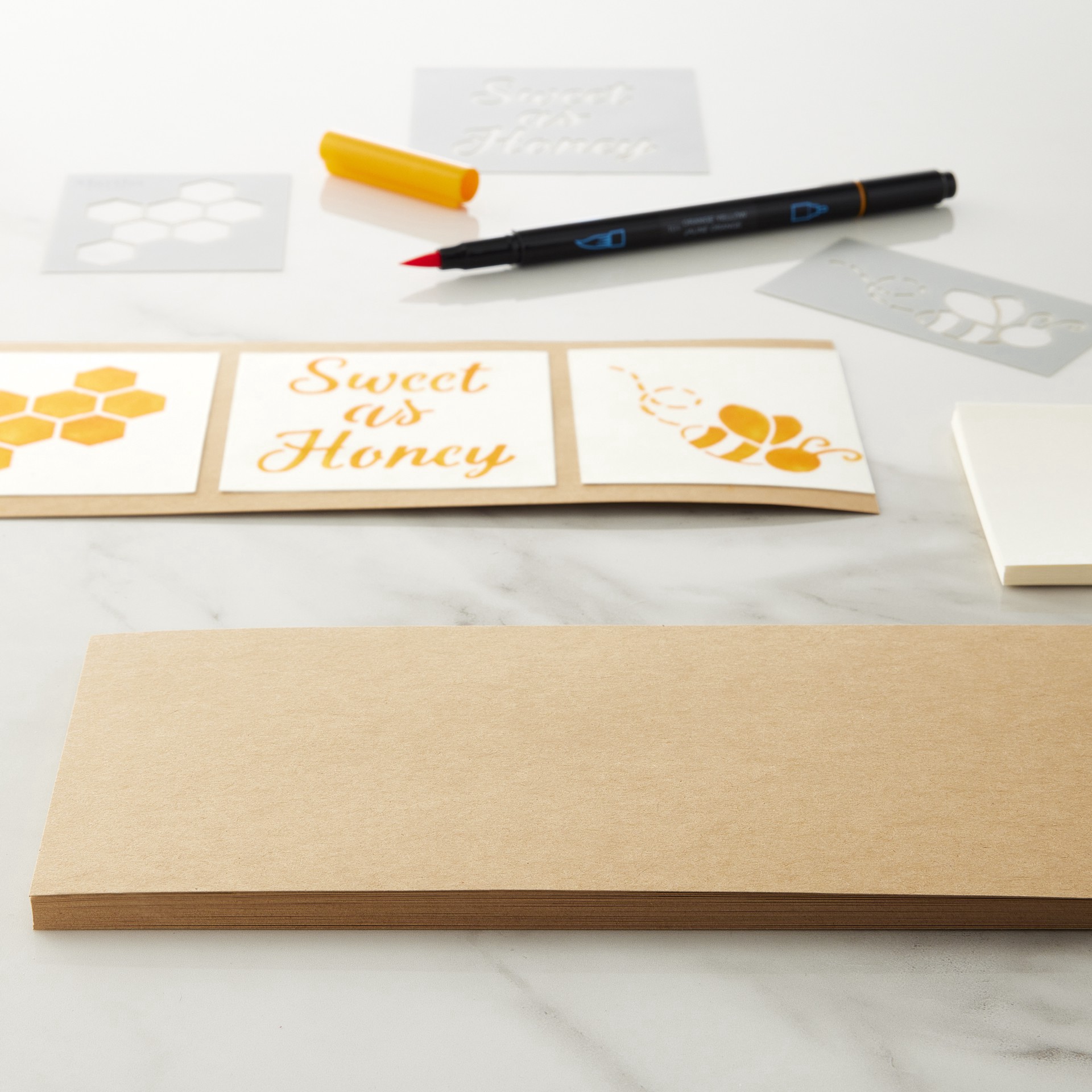 slide 3 of 3, Kraft 3.75" X 8.8" Cardstock Paper By Recollections, 100 Sheets, 3.75 in x 8.8 in